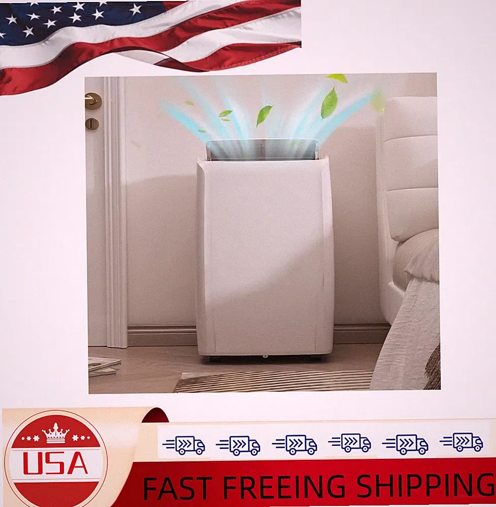 14,000 BTU Portable Smart Air Conditioner, 4-In-1 Remotely Controlled Room Air