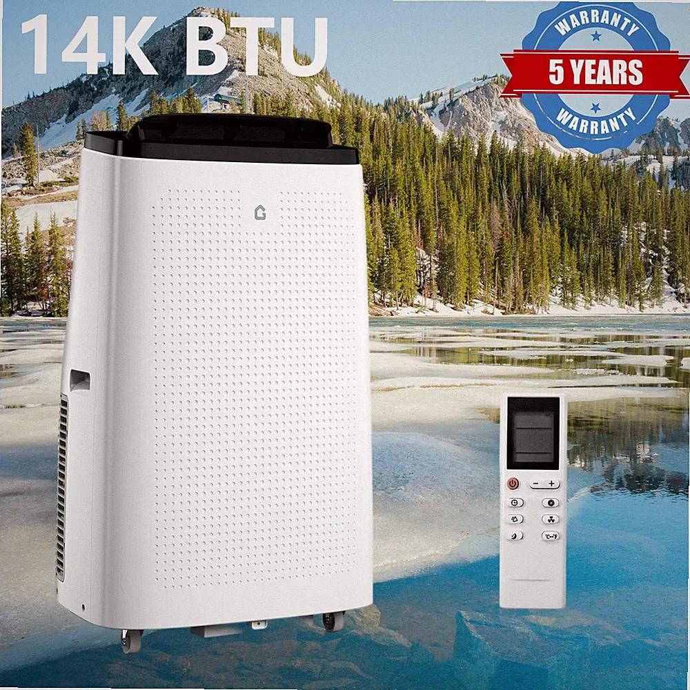 14000 BTU Portable Air Conditioner 3-in-1 Quiet AC Unit with Fan & Dehumidifier