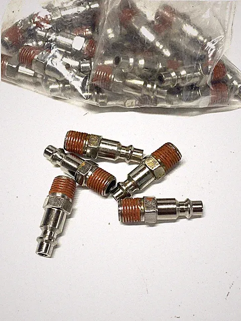 28 pcs Automotive T-Air Plug 1/4" x 1/2" NPT Male Pneumatic Plugs Air Compressor