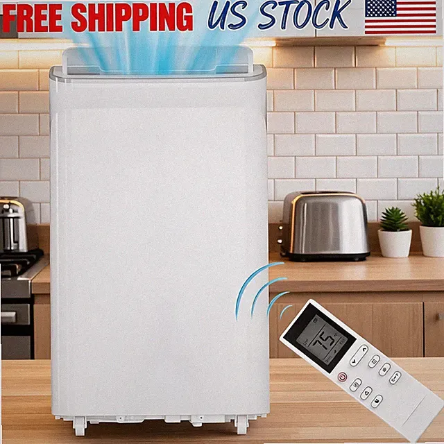 Air Conditioner 14000 BTUs with Cooling, Dehumidifier, Fan 3-in-1 Room AC unit