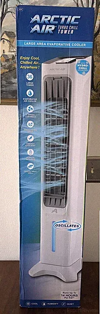 Arctic Air Tower+ Evaporative Cooler Fan Air Cooler Humidifier Model OS5-800