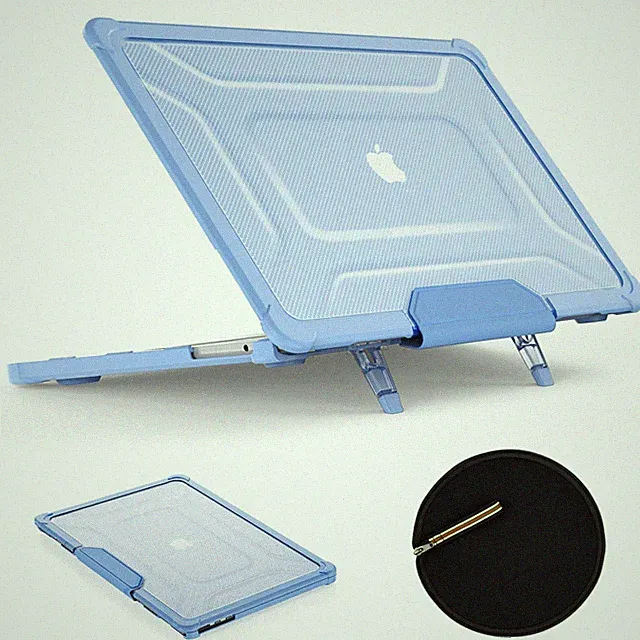 Case For MacBook Pro 14 Inch ShockAbsorbing Protection With Folding SkyBlue