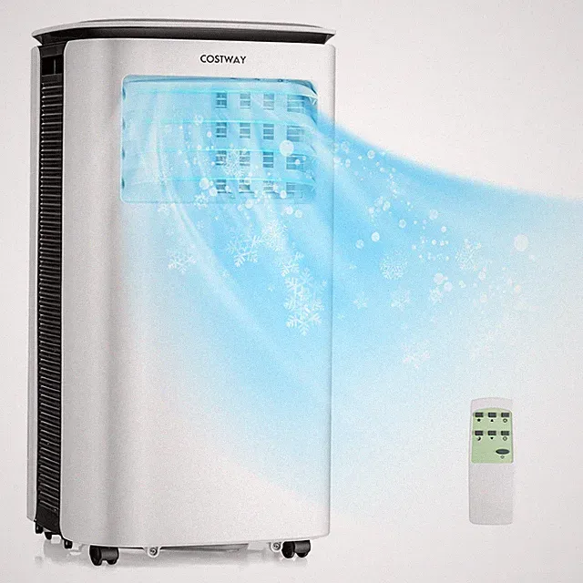 Costway 9000 BTU Air Cooler 3 in 1 Portable Air Conditioner w/Fan & Dehumidifier