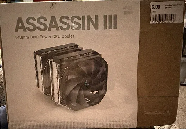 Deepcool ASSASSIN III LGA/AMD CPU Air Cooler with Heatsink (DP-GS-MCH7-ASN-3)
