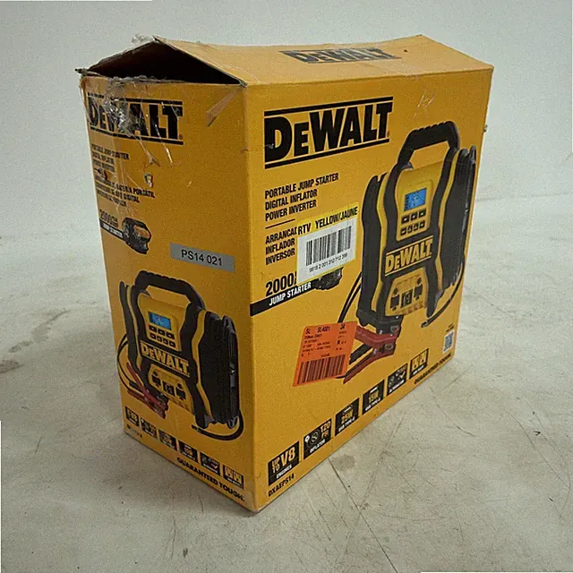 DXAEPS14 |DEWALT Power 2000 Peak Amp Jump Starter w/Digital Compressor W/CHARGER