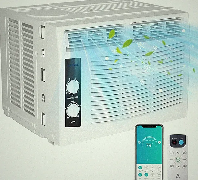 Garvee 5000 BTU Window Air Condition, Fast Cooling for Small Rooms up to 150 Sq.