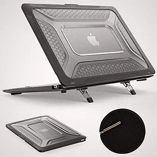 MacBook Pro 14 inch Case Shock-Absorbing Protection Case with Folding Stand &...