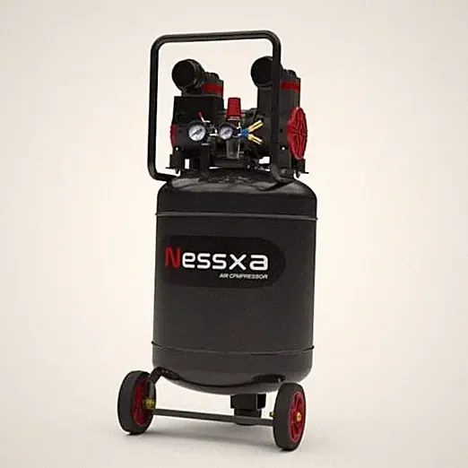Ultra Quiet Air Compressor with 2 Quick Couplers 2HP 8.75 CFM, Max 14 Gallon